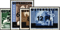 Österreich 1945 Mi.-Nr. 664-667 - postfrisch
