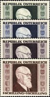 Österreich 1946 Mi.-Nr. 772-775 A - postfrisch