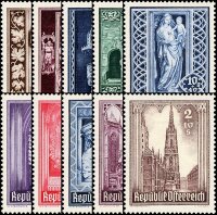 Österreich 1946 Mi.-Nr. 791-800 -  postfrisch