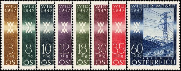 Österreich 1947 Mi.-Nr. 803-810 -  postfrisch