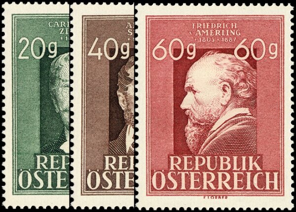 Österreich 1948 Mi.-Nr. 855-857 -  postfrisch