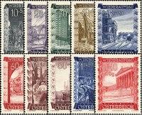 Österreich 1948 Mi.-Nr. 858-867 -  postfrisch