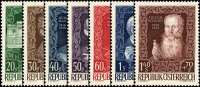 Österreich 1948 Mi.-Nr. 878-884 -  postfrisch