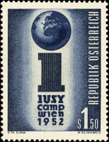Österreich 1952 Mi.-Nr. 974 - postrisch