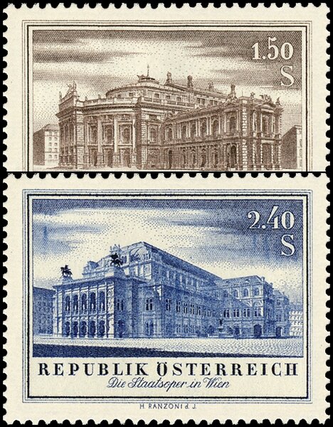 Österreich 1955 Mi.-Nr. 1020-1021 - postfrisch
