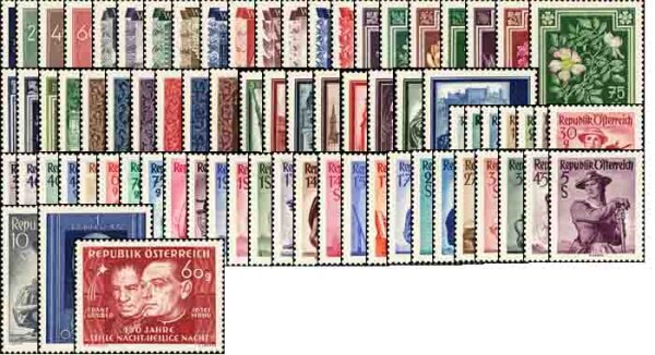 Österreich Jahrgang 1948 - postfrisch
