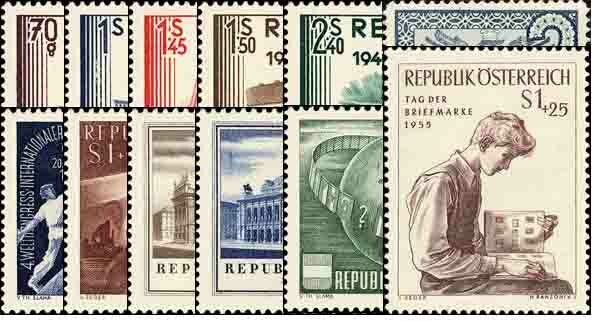 Österreich Jahrgang 1955 - postfrisch