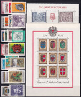 Österreich Jahrgang 1976 - postfrisch