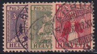 Schweiz 1917 Mi.-Nr. 133-135 - gestempelt