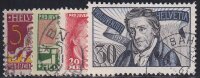 Schweiz 1927 Mi.-Nr. 222-225 - gestempelt