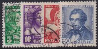 Schweiz 1935 Mi.-Nr. 287-290 - gestempelt