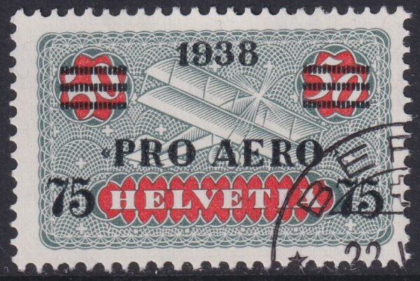Schweiz 1938 Mi.-Nr. 325 - gestemeplt
