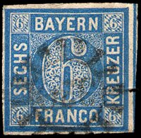 Bayern 1862 Mi.-Nr.10 - gestempelt