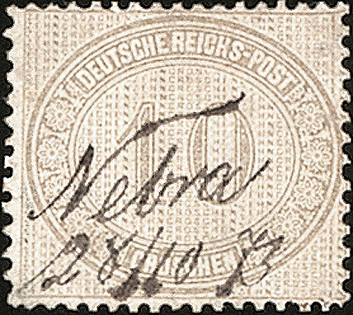 Deutsches Reich 1872 Mi.-Nr.12 - gestempelt