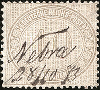 Deutsches Reich 1872 Mi.-Nr.12 - gestempelt