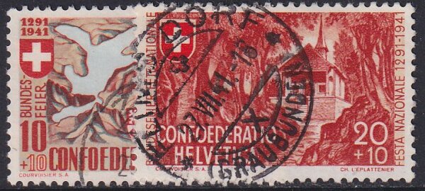 Schweiz 1941 Mi.-Nr. 396-397 - gestempelt