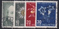 Schweiz 1943 Mi.-Nr. 424-427 - gestempelt