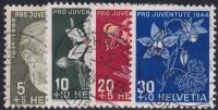 Schweiz 1944 Mi.-Nr. 439-442 - gestempelt