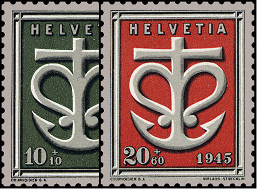 Schweiz 1945 Mi.-Nr. 443-444 - postfrisch