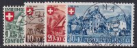 Schweiz 1945 Mi.-Nr. 460-463 - gestempelt