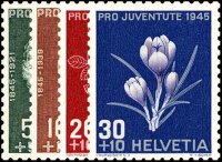 Schweiz 1945 Mi.-Nr. 465-468 - postfrisch