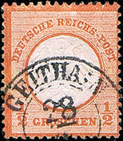 Deutsches Reich 1872 Mi.-Nr.14 - gestempelt