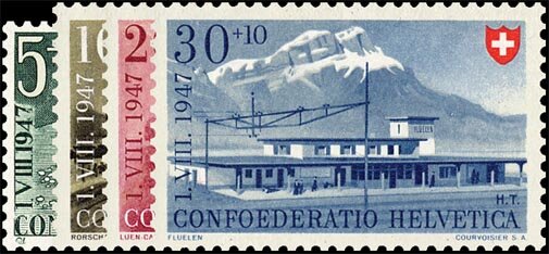 Schweiz 1947 Mi.-Nr. 480-483 - postfrisch