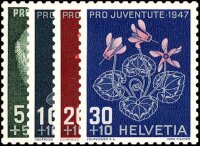 Schweiz 1947 Mi.-Nr. 488-491 - postfrisch