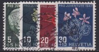 Schweiz 1947 Mi.-Nr. 488-491 - gestempelt