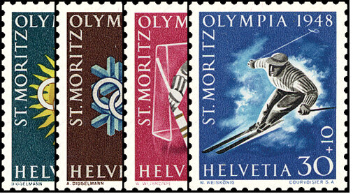 Schweiz 1948 Mi.-Nr. 492-495 - postfrisch