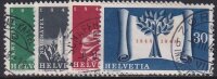 Schweiz 1948 Mi.-Nr. 496-499 - gestempelt