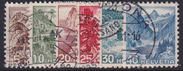 Schweiz 1945 Mi.-Nr. 500-505 - gestempelt