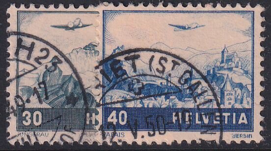 Schweiz 1948 Mi.-Nr. 506-507 - gestempelt