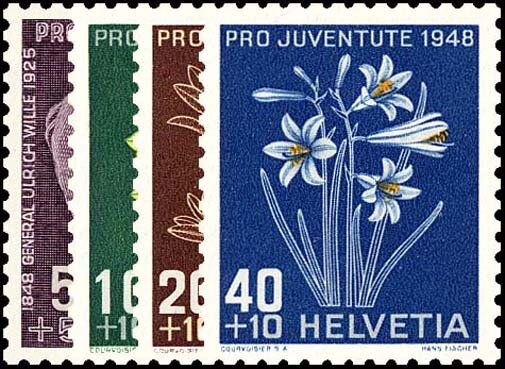 Schweiz 1948 Mi.-Nr. 514-517 - postfrisch