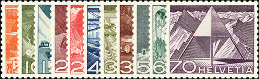 Schweiz 1949 Mi.-Nr 529-540 - postfrisch