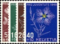 Schweiz 1949 Mi.-Nr. 541-544 - postfrisch