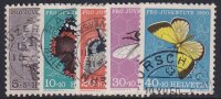 Schweiz 1950 Mi.-Nr. 550-554 - gestempelt