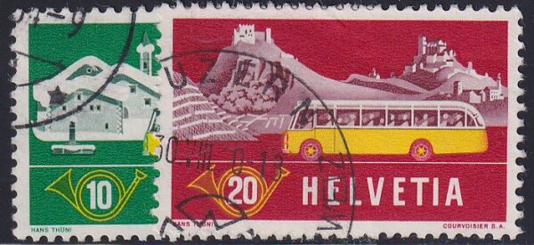 Schweiz 1953 Mi.-Nr. 586-587 - gestempelt