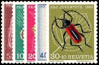 Schweiz 1953 Mi.-Nr. 588-592 - postfrisch