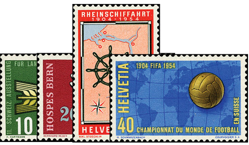 Schweiz 1954 Mi.-Nr. 593-596 - postfrisch