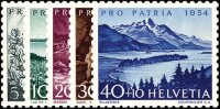 Schweiz 1954 Mi.-Nr. 597-601 - postfrisch