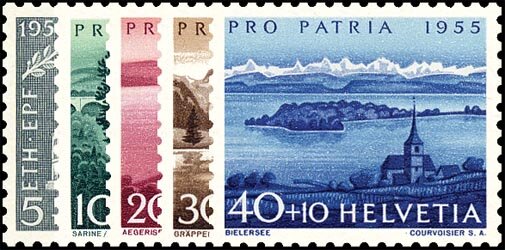 Schweiz 1955 Mi.-Nr. 613-617 - postfrisch