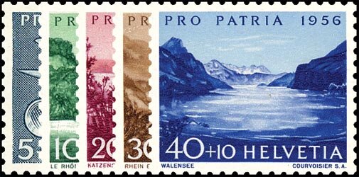 Schweiz 1956 Mi.-Nr. 627-631 - postfrisch
