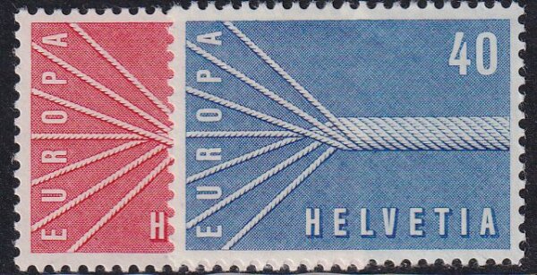 Schweiz 1957 Mi.-Nr 646-647 - postfrisch