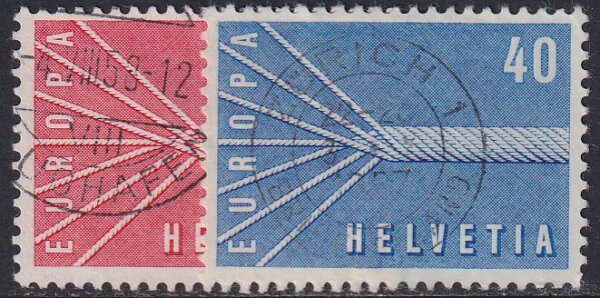Schweiz 1957 Mi.-Nr. 646-647 - gestempelt