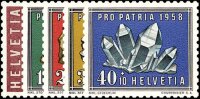 Schweiz 1958 Mi.-Nr. 657-661 - postfrisch
