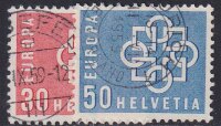Schweiz 1959 Mi.-Nr. 679-680 - gestempelt