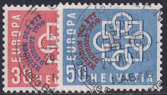 Schweiz 1959 Mi.-Nr. 681-682 - gestempelt