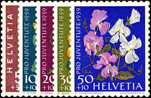 Schweiz 1959 Mi.-Nr. 687-691 - postfrisch