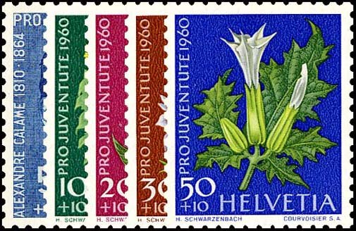 Schweiz 1960 Mi.-Nr. 722-726 - postfrisch